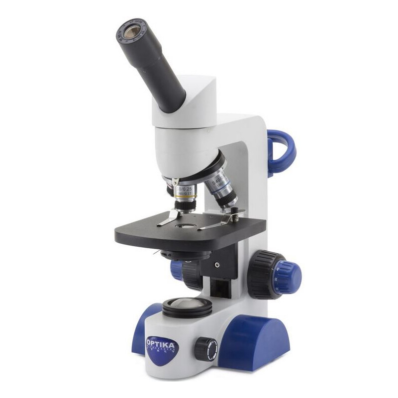 Optika Microscope B-61, mono, 40-400x, LED, rechargeable battery