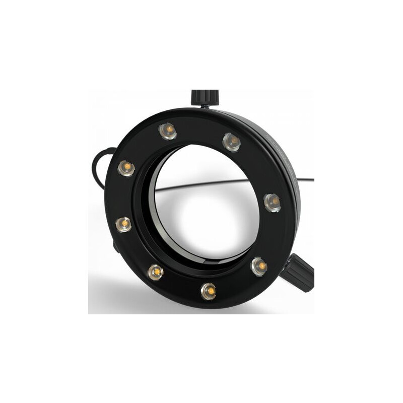 StarLight Opto-Electronics RL66S-80 PW, 8LED, pur-weiß (5600 K), w.d. 45-180mm, Ø 66mm