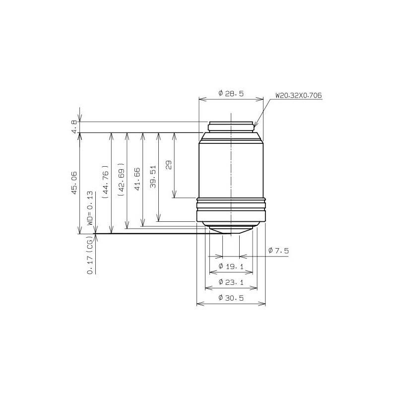 Evident Olympus Objektiv UPLXAPO100XOPH, 100x, plan, apochro, ph