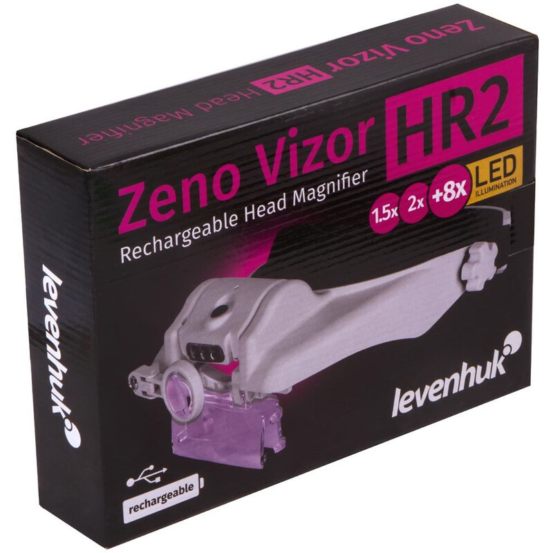 Levenhuk Lente d`Ingrandimento Zeno Vizor HR2 rechargeable