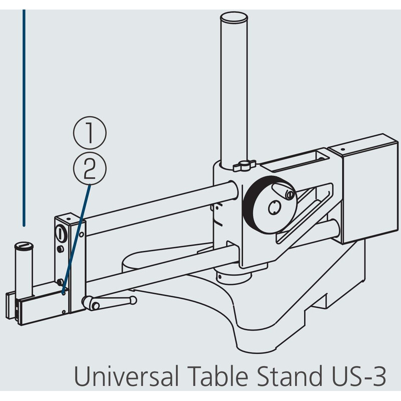 Nikon Stativo sbalzani US-3,  double arm Universal Stand, for C-FMAN or SM Focusing Mount