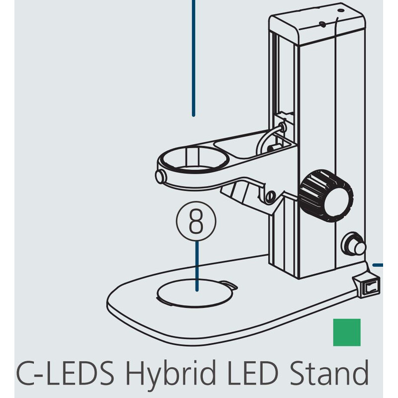 Nikon Brazo fijo C-LEDS, Stand LED, incident and transmitted light