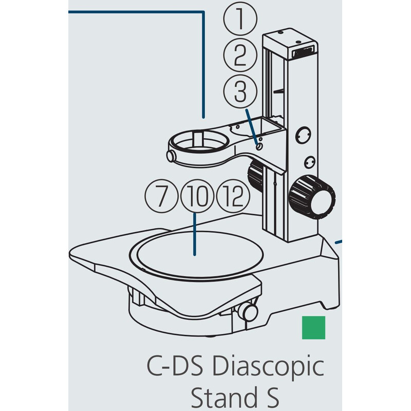 Nikon Statief met vaste arm C-DS, Diascopic Stand