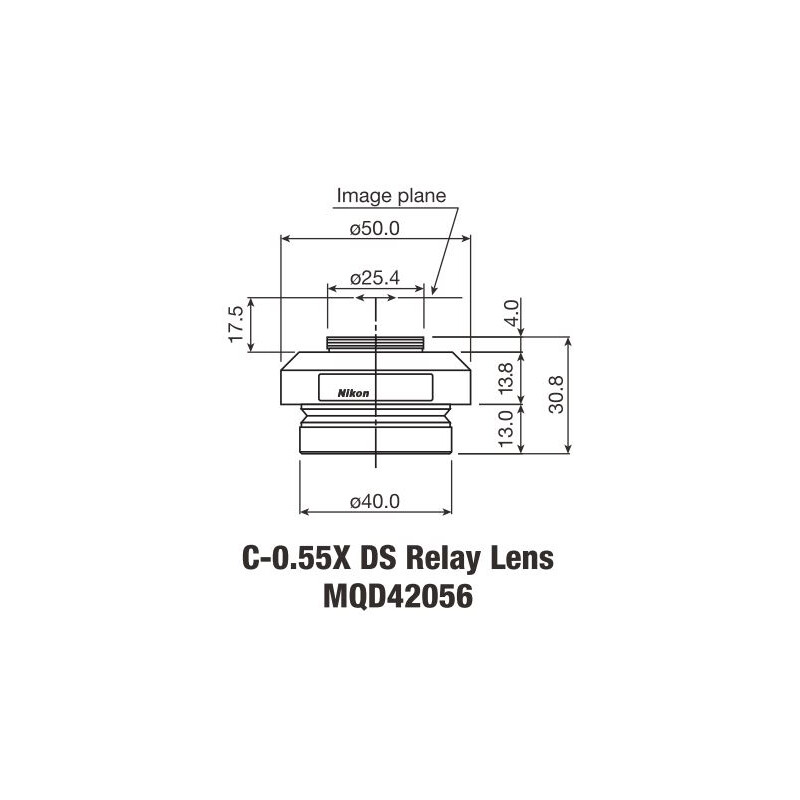 Adaptateur appareil-photo Nikon C-Mount-Adapter 0,55x