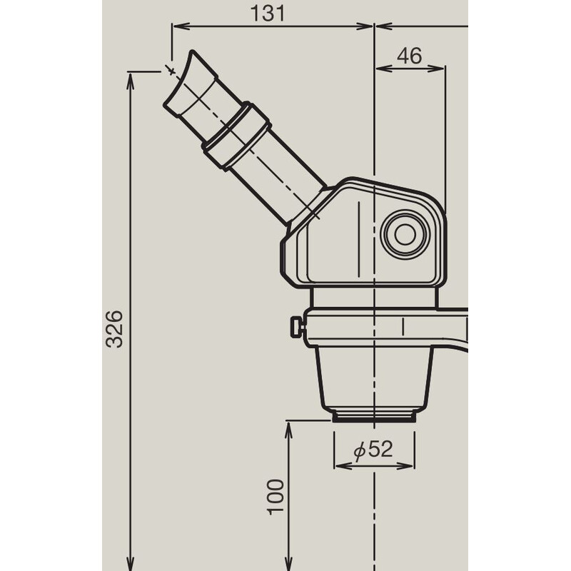 Nikon Stereo zoom microscoop SMZ445, bino, 0.8x-3.5x, 45°, FN21, W.D.100mm, Auf- u. Durchlicht, LED