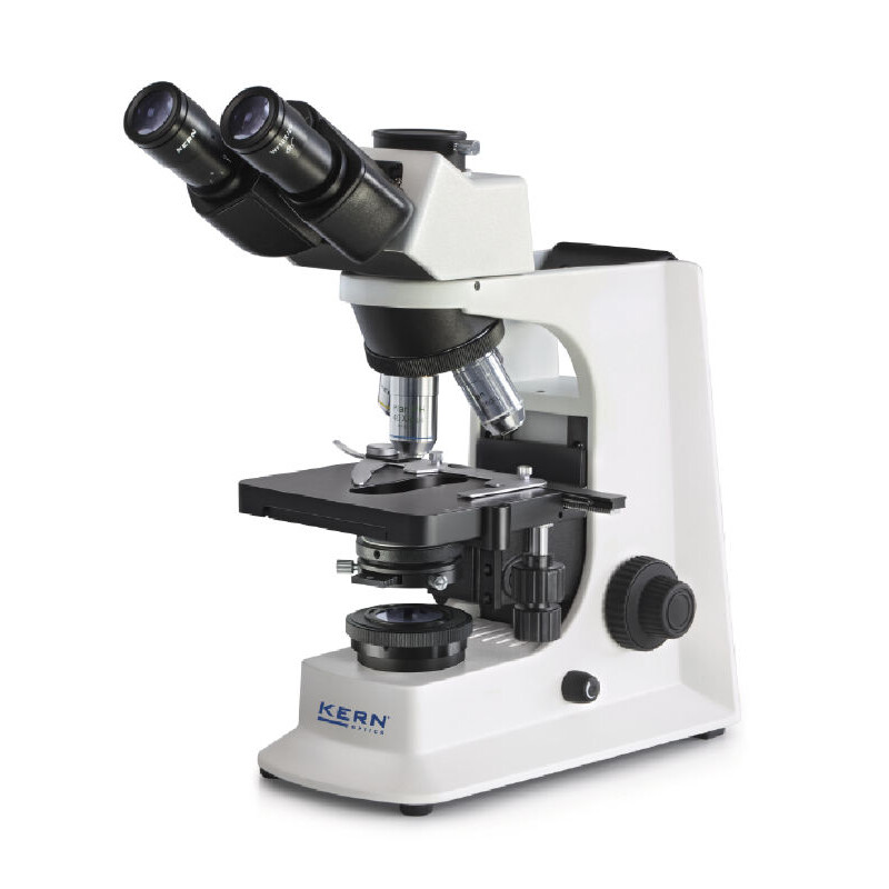 Kern Microscope OBL 145, bino, PH, WF10x/20, Inf, E-Plan, 40x-1000x, HAL 20W