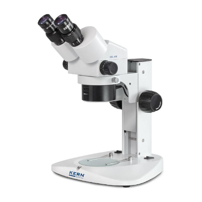 Kern Stereo zoom microscope OZL 456, bino, ring light, 10x23, 0.21W LED, 0.75-5.0x