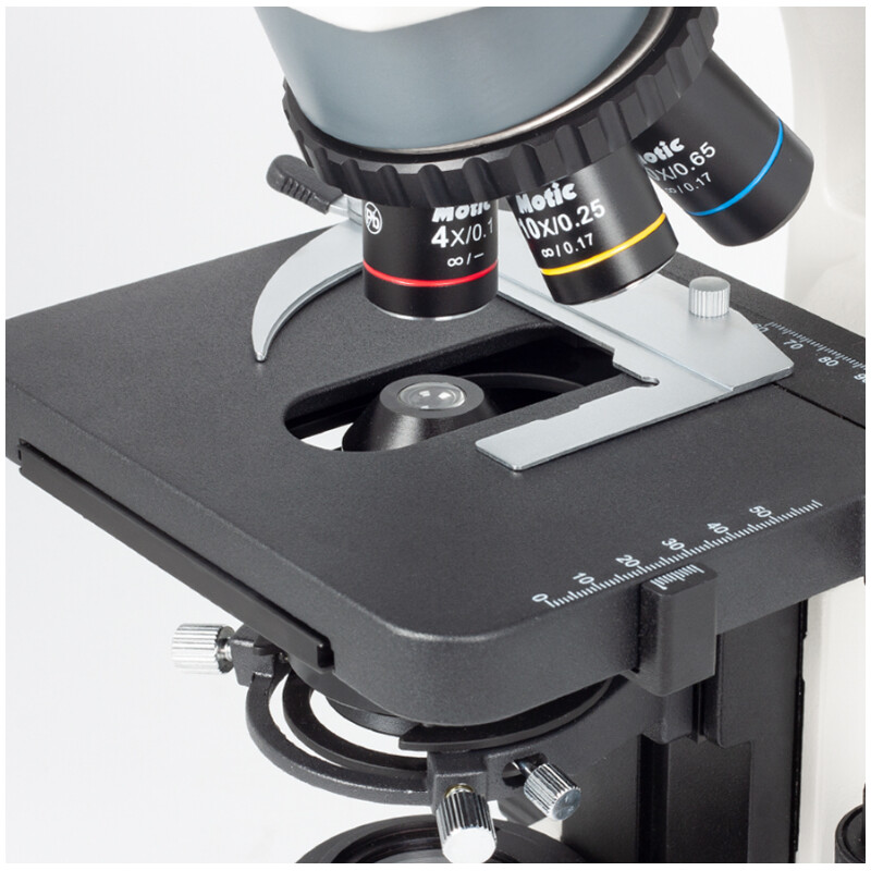 Motic Microscope BA310, LED, 40x-400x (without 100x), trino