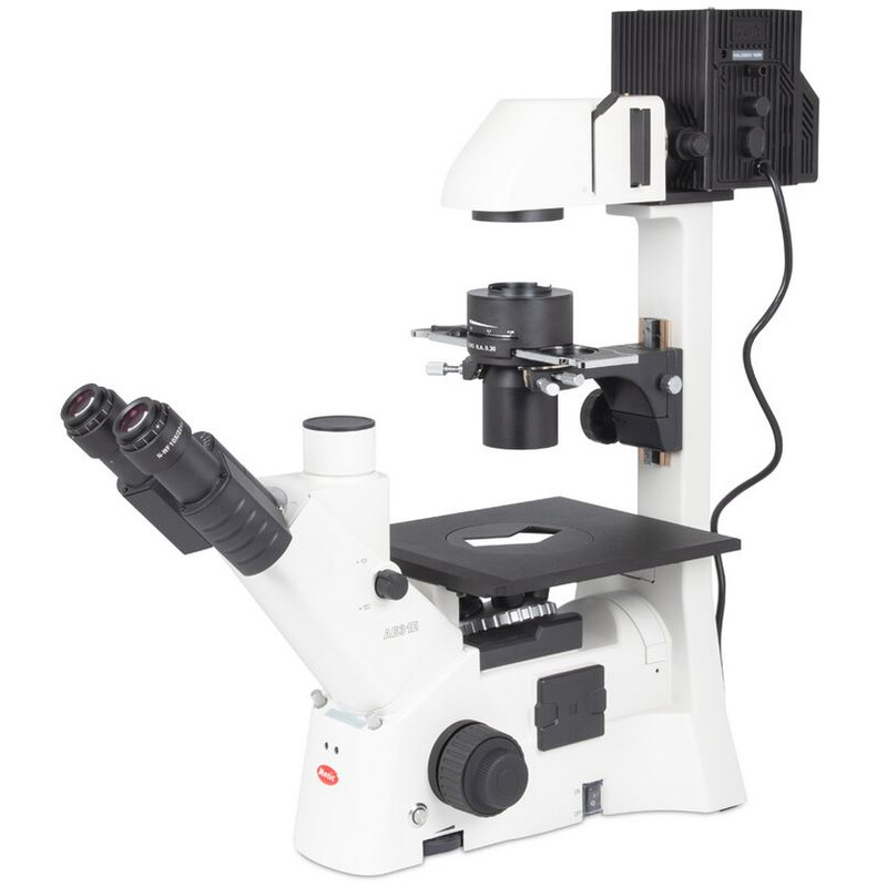 Microscope inversé Motic AE31E trino, infinity, CCIS Plan 4x LWD, Ph10x/20x40x, 100W Hal