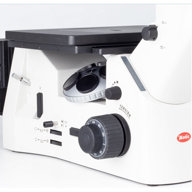 Microscope inversé Motic AE2000 MET trino, infinity, Hal. 100W, (sans objectifs)