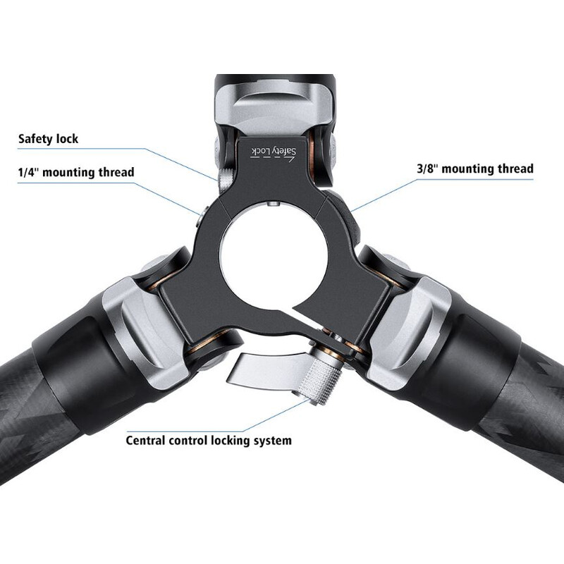 Leofoto Carbon-Dreibeinstativ LQ-365C+LH-47 Mr.Q