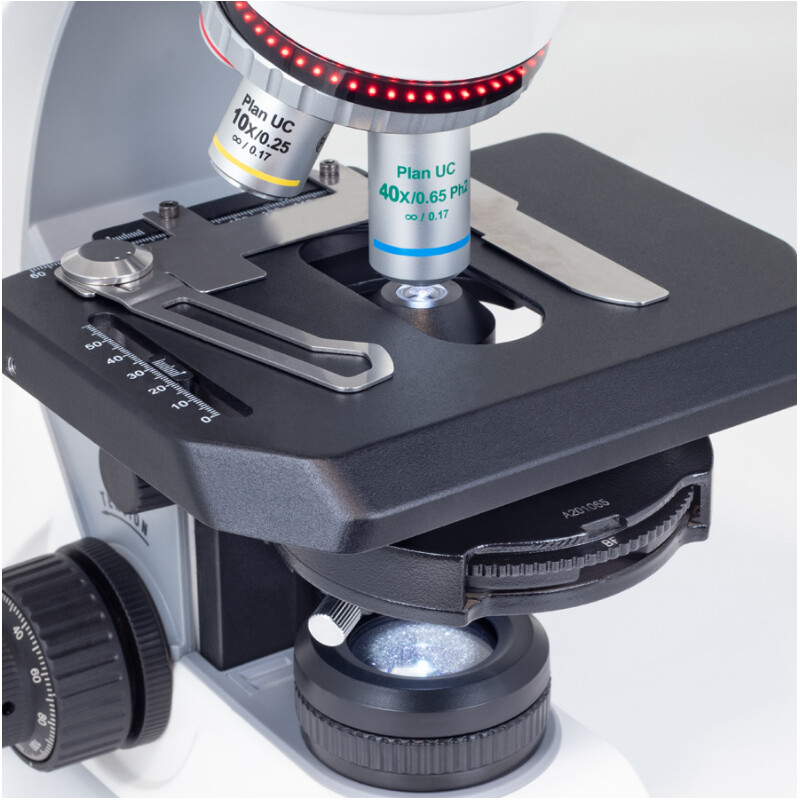 Motic microscope Panthera C2, phase package, trino, infinity, plan, achro, 40x-400x, Halogen/LED