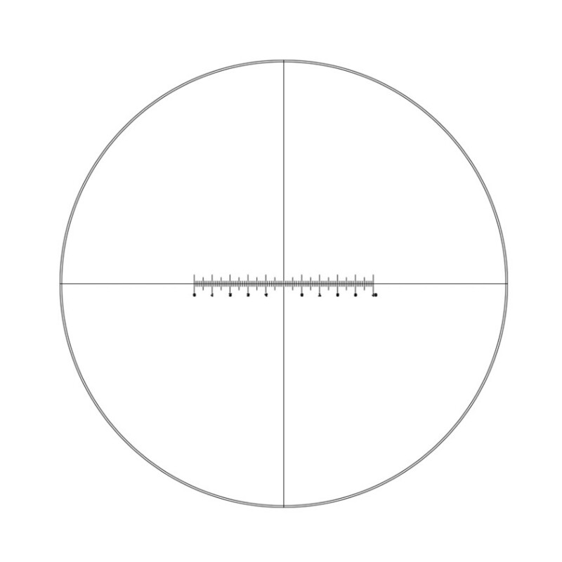 Motic Oculare di misura Mikrometer Okular WF10X/20mm, 10mm /100, Fadenkreuz (B3_PL)