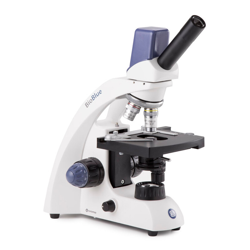 Euromex BioBlue microscope, BB.4245, digital, mono, DIN, 40x - 600x, LED, 1W