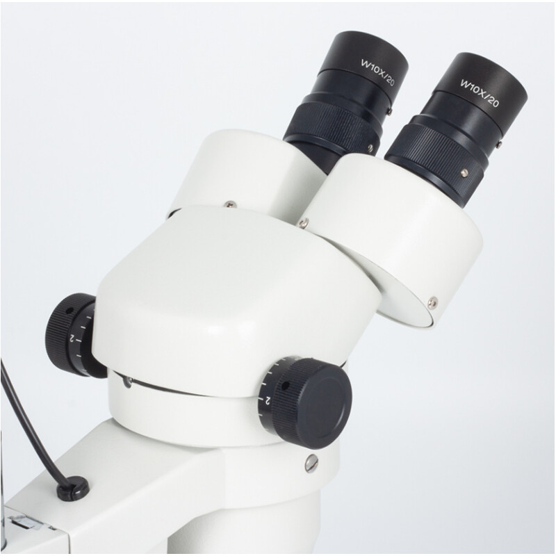 Motic Stereo zoom microscope SMZ140-N2LED, bino, 10x/20, Al/Dl, LED 3W