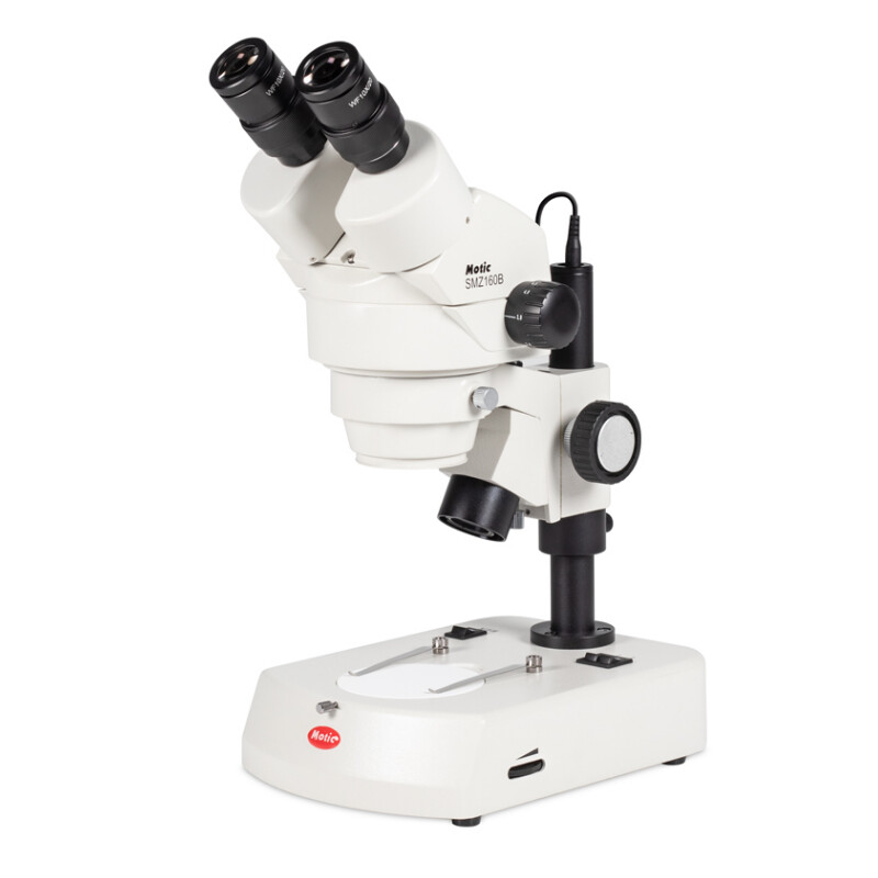 Motic Stereo Zoom Microscope SMZ-160-BLED, LED, 0.75x-4.5x