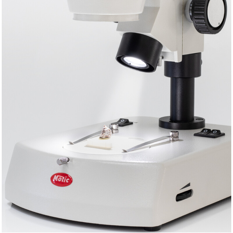 Motic Stereo Zoom Microscope SMZ-160-BLED, LED, 0.75x-4.5x