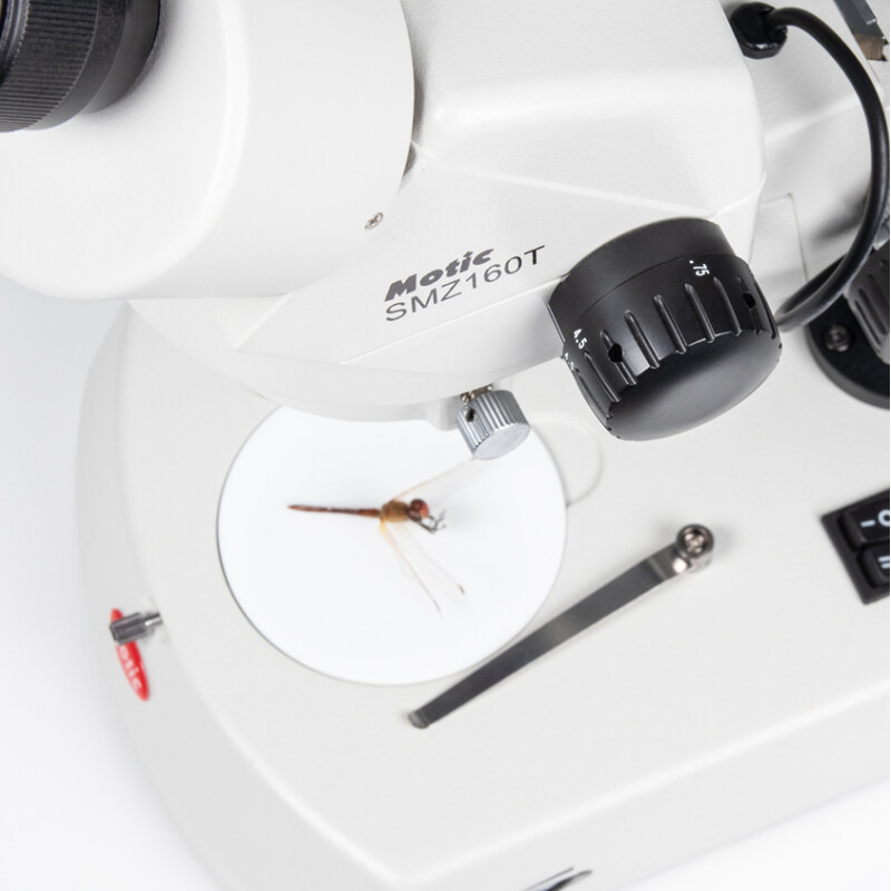 Motic Stereo Zoom Microscope SMZ-160-TLED, LED, 0.75x-4.5x