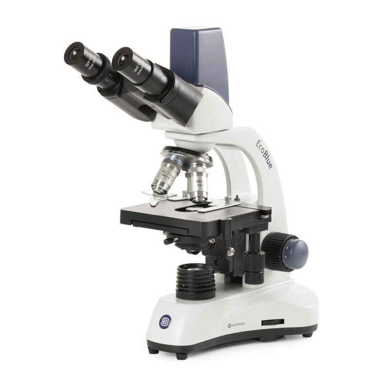 Euromex Microscope EC.1657, bino, digital, 40x-600x, DL, LED, 10x/18 mm, X-Y Cross table, 5 MP