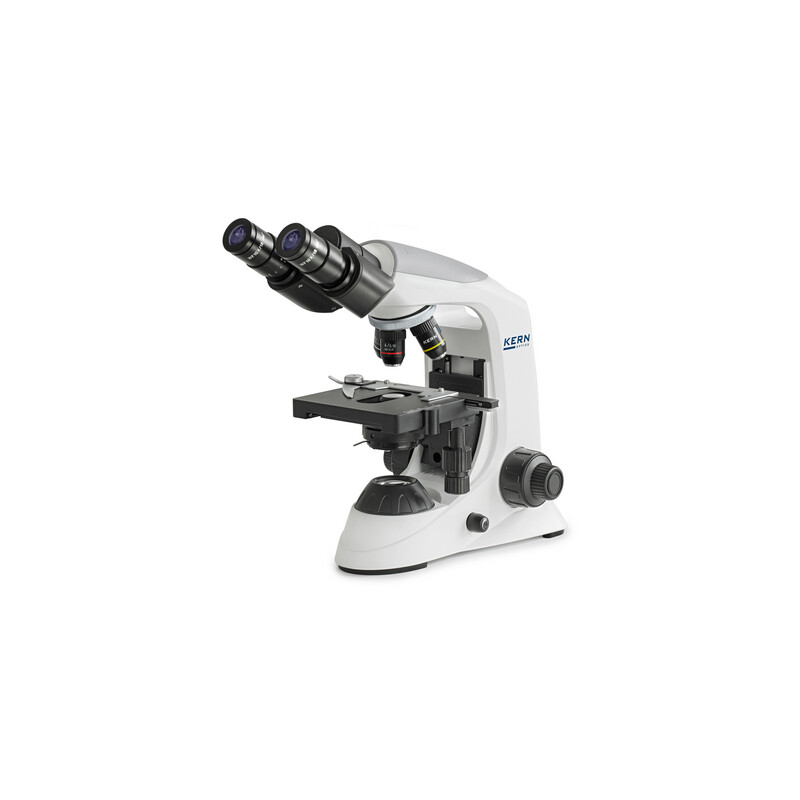 Kern Microscope Mikroskop Bino Achromat 4/10/40/100, HWF10x18, 3W LED, OBE 132