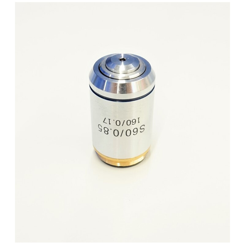 Kern Objective, OBB-A3206, achro, 60x/0.85, spring-loaded, w.d. 0.4mm