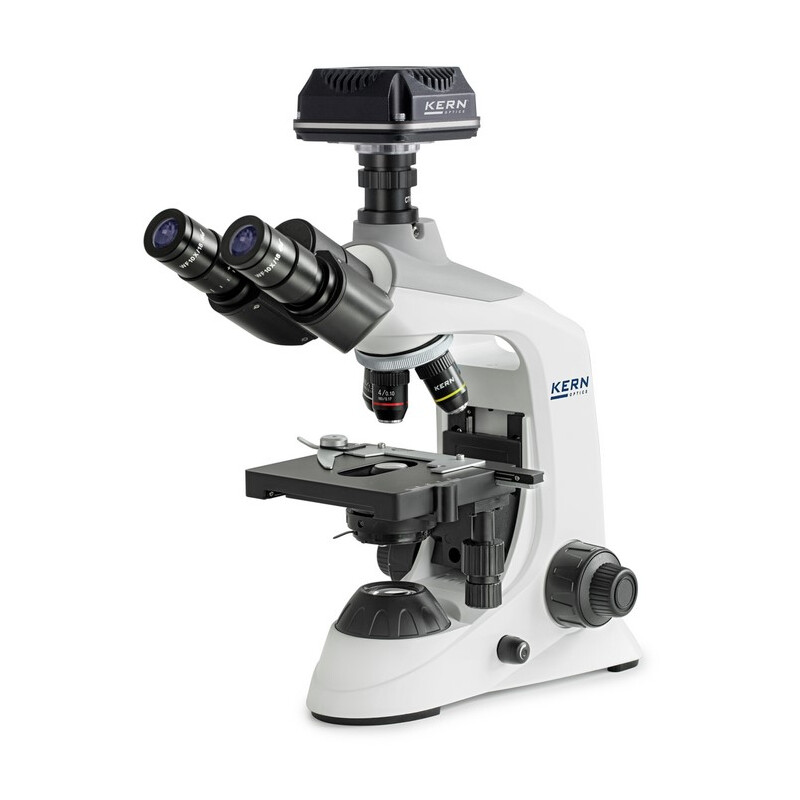 Kern Digital microscope sets, OBE 134C825, HF, digital, 1.25 Abbe Condensor, fixed, USB 2.0, 40x-1000x, DIN, Dl, 3W LED, 5.1 MP