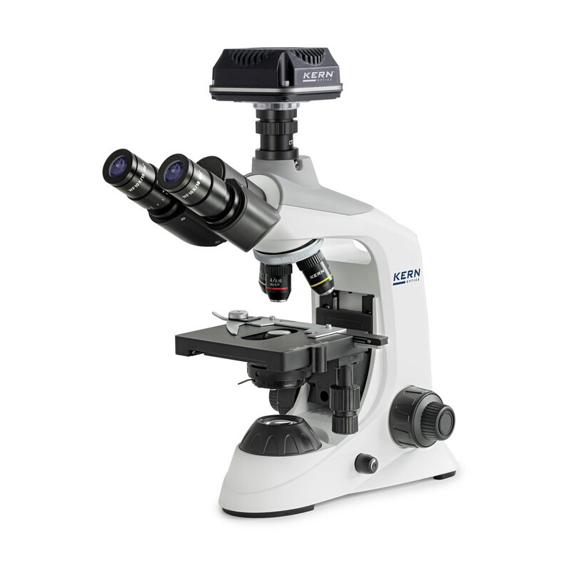 Kern Microscopio Digitalmikroskop-Sets, OBE 134C825, HF, digital, 1,25 Abbe-Kondensor, fix, USB 2.0, 40x-1000x, DIN, Dl, 3W LED, 5,1 MP