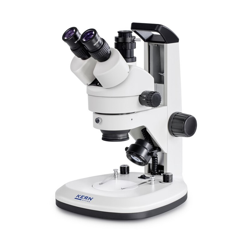 Kern Stereo zoom microscope OZL 468, 7x-45x, Al/Dl, 3W LED