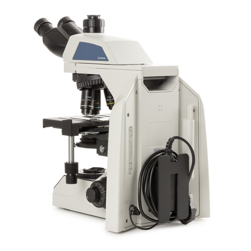 Euromex Microscope Achios-X Observer, AX.1053-PLi, trino, EWF 10x/22 mm, plan PLi 4/10/S40x  IOS, 3 W NeoLED