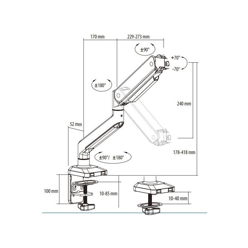 Statif industriel Euromex NexiusZoom NZ.9074