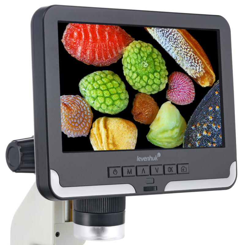 Levenhuk Microscoop Rainbow DM700 2MP 1/2.9" 2.8µm 10-50x LCD CMOS Color Digital